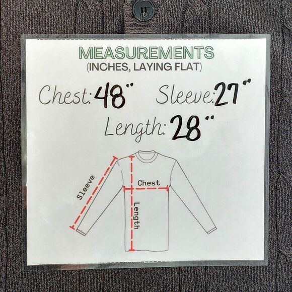 Oscar De La Renta Sweater Mens Sz XL Gray Cable Knit Henley Collar Grandpacore - Picture 6 of 6